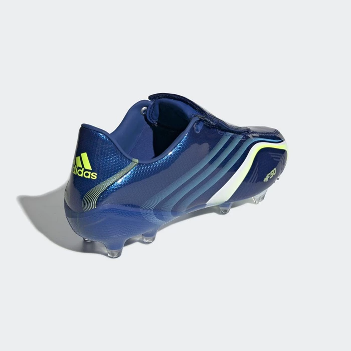 Tacos De Futbol Adidas F50 Firm Ground Hombre Azules | 68VTUCJL