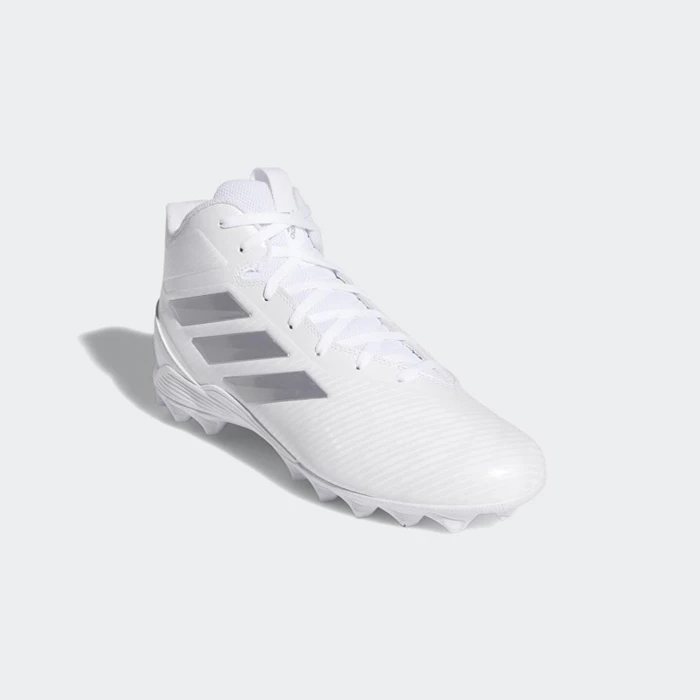 Tacos De Futbol Adidas Freak Mid Molded Hombre Blancas | 60CNIDOW