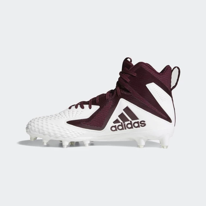 Tacos De Futbol Adidas Freak x Carbon Mid Hombre Blancas | 42USVJQP