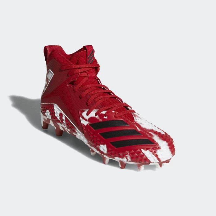 Tacos De Futbol Adidas Freak x Carbon Mid Hombre Rojas | 97WVDTNE