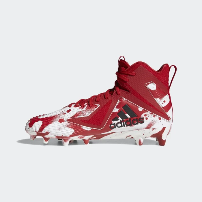 Tacos De Futbol Adidas Freak x Carbon Mid Hombre Rojas | 97WVDTNE