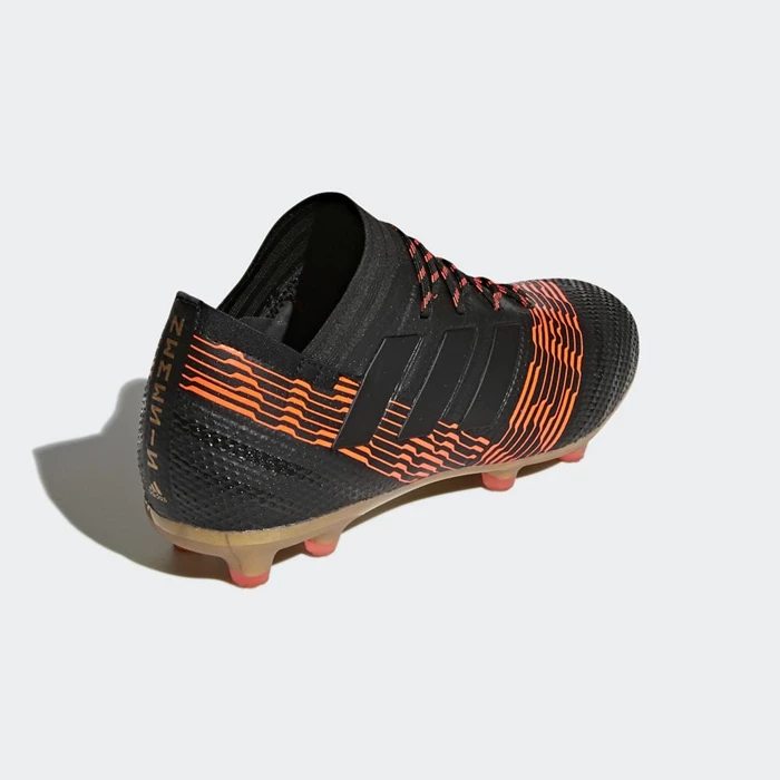 Tacos De Futbol Adidas Nemeziz 17.1 Firm Ground Niños Negras | 59QMUXOZ