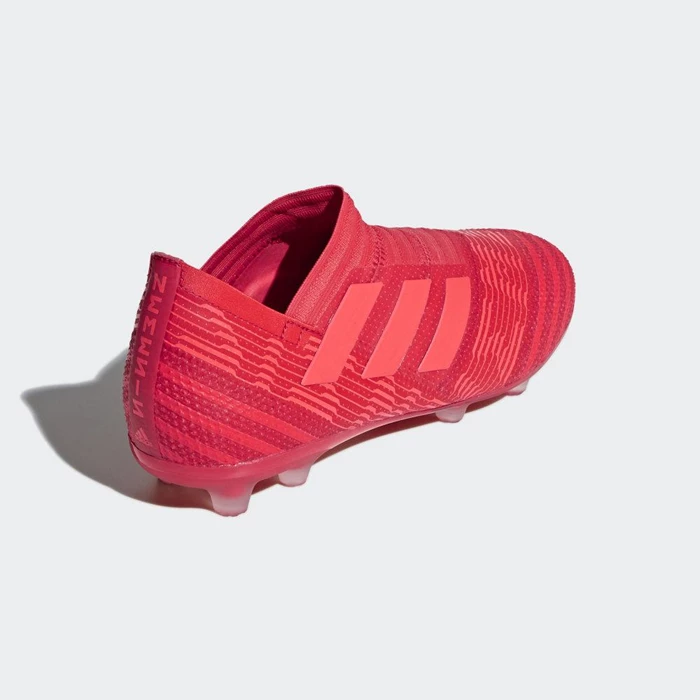 Tacos De Futbol Adidas Nemeziz 17+ 360 Agility Firm Ground Niños Rojas | 21LSTNMW