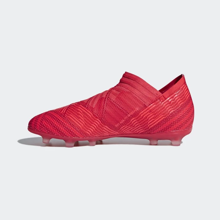 Tacos De Futbol Adidas Nemeziz 17+ 360 Agility Firm Ground Niños Rojas | 21LSTNMW