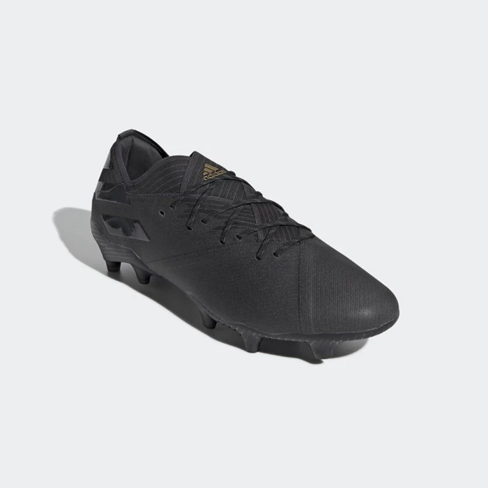 Tacos De Futbol Adidas Nemeziz 19.1 Firm Ground Hombre Negras | 01CRYEKF