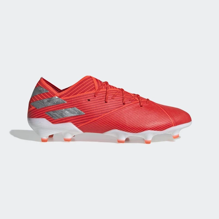 Tacos De Futbol Adidas Nemeziz 19.1 Firm Ground Mujer Rojas | 20BMNDFX