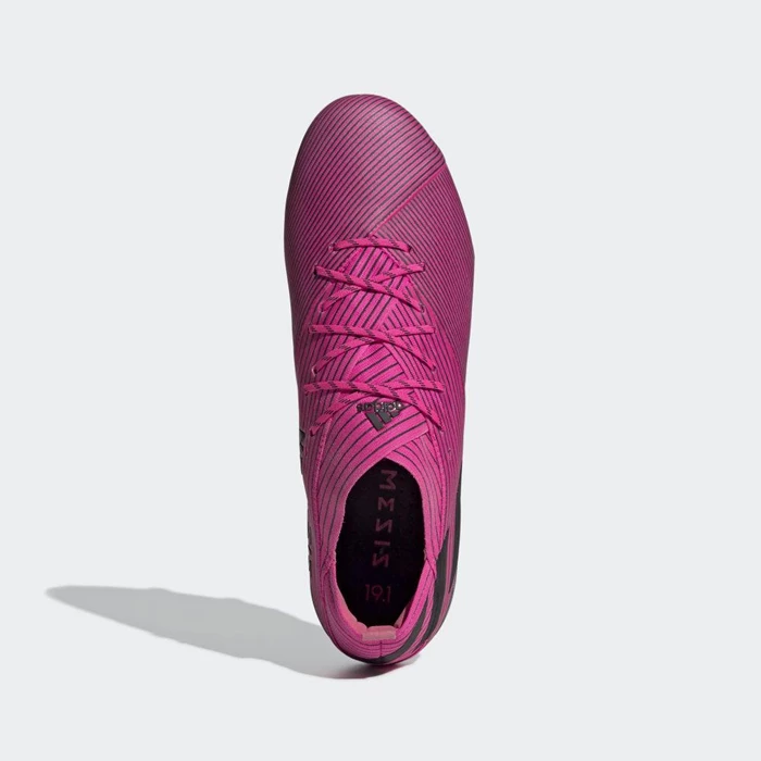 Tacos De Futbol Adidas Nemeziz 19.1 Firm Ground Hombre Rosas | 37CMYAJN