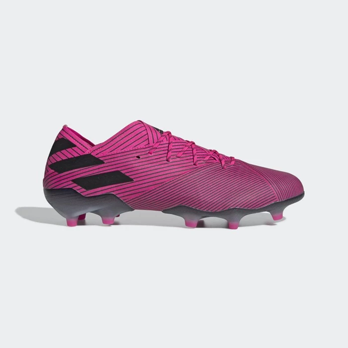 Tacos De Futbol Adidas Nemeziz 19.1 Firm Ground Hombre Rosas | 37CMYAJN