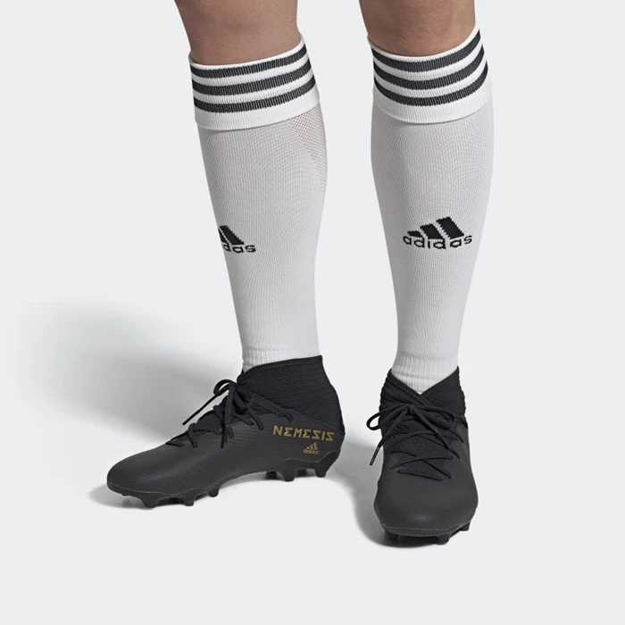 Tacos De Futbol Adidas Nemeziz 19.3 Firm Ground Hombre Negras | 21FWZRYA