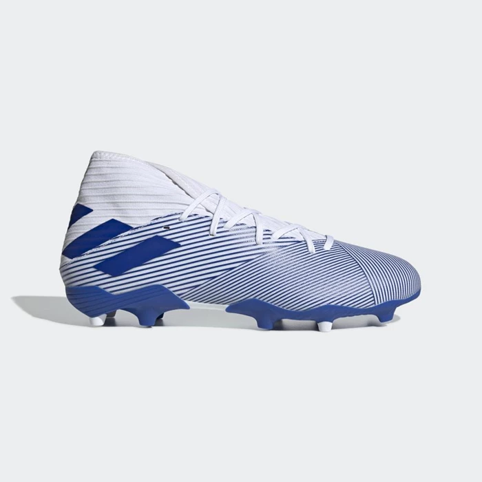 Tacos De Futbol Adidas Nemeziz 19.3 Firm Ground Hombre Blancas | 28EDBGWV