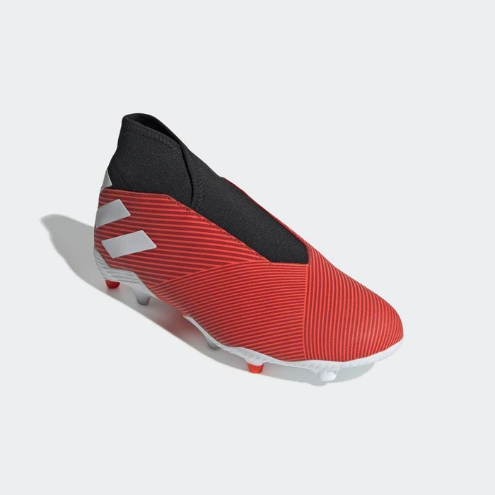 Tacos De Futbol Adidas Nemeziz 19.3 Firm Ground Mujer Rojas | 64PRNKWA