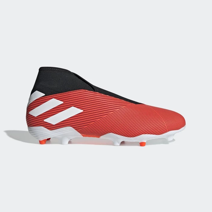 Tacos De Futbol Adidas Nemeziz 19.3 Firm Ground Mujer Rojas | 64PRNKWA