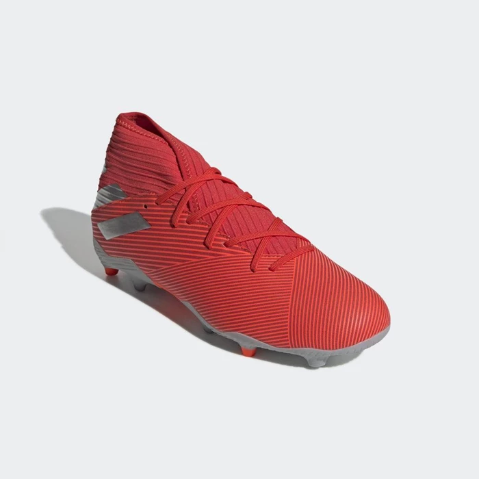 Tacos De Futbol Adidas Nemeziz 19.3 Firm Ground Hombre Rojas | 76QCWSGT