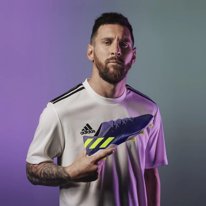 Tacos De Futbol Adidas Nemeziz Messi 19.1 Firm Ground Hombre Azules | 20GOBXUW