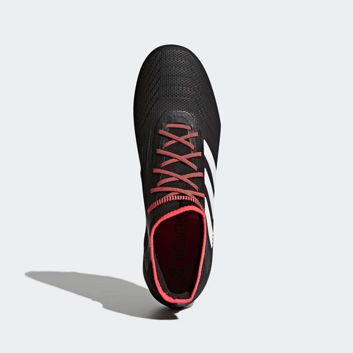 Tacos De Futbol Adidas Predator 18.2 Firm Ground Hombre Negras | 42RPASIV