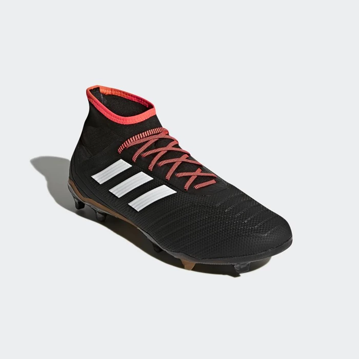 Tacos De Futbol Adidas Predator 18.2 Firm Ground Hombre Negras | 42RPASIV