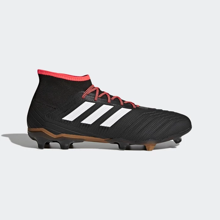 Tacos De Futbol Adidas Predator 18.2 Firm Ground Hombre Negras | 42RPASIV