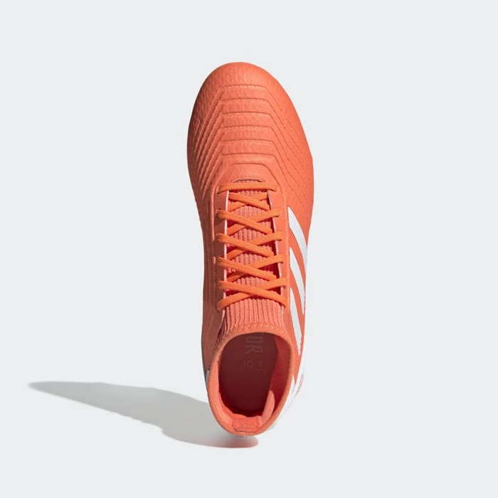 Tacos De Futbol Adidas Predator 19.3 Firm Ground Mujer Naranjas | 17CNQYKX