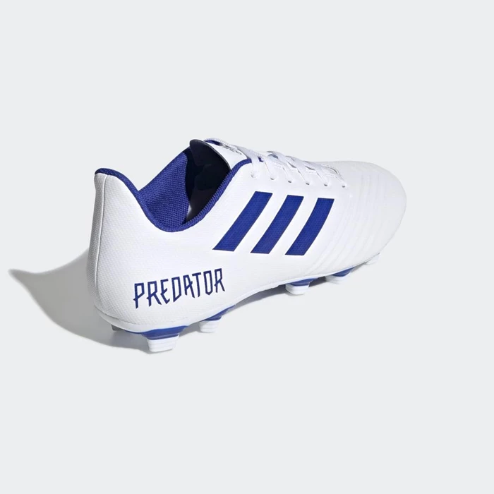 Tacos De Futbol Adidas Predator 19.4 Flexible Ground Hombre Blancas | 63PYKWTH