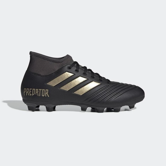 Tacos De Futbol Adidas Predator 19.4 S Flexible Ground Hombre Negras | 85NWYAQO