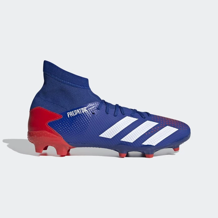 Tacos De Futbol Adidas Predator 20.3 Firm Ground Hombre Azules | 67AVSJFN