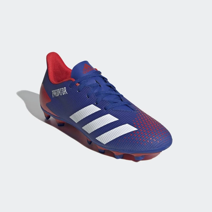 Tacos De Futbol Adidas Predator 20.4 Flexible Ground Hombre Azules | 36VBJYLN