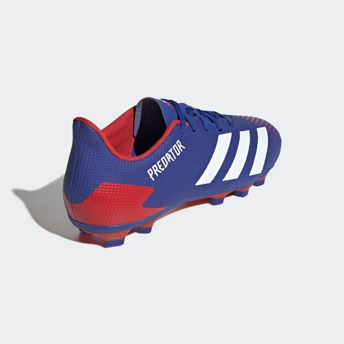 Tacos De Futbol Adidas Predator 20.4 Flexible Ground Hombre Azules | 36VBJYLN