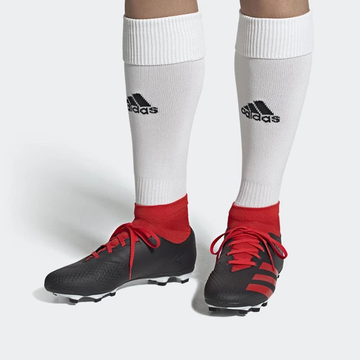 Tacos De Futbol Adidas Predator 20.4 Flexible Ground Hombre Negras | 90YVUIOL