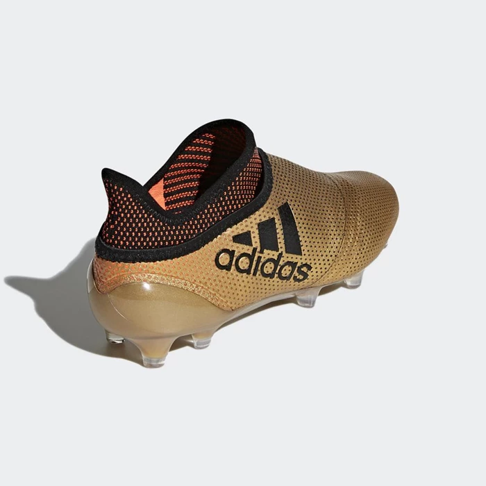 Tacos De Futbol Adidas X 17+ Purespeed Firm Ground Hombre Doradas | 76FPQRXH