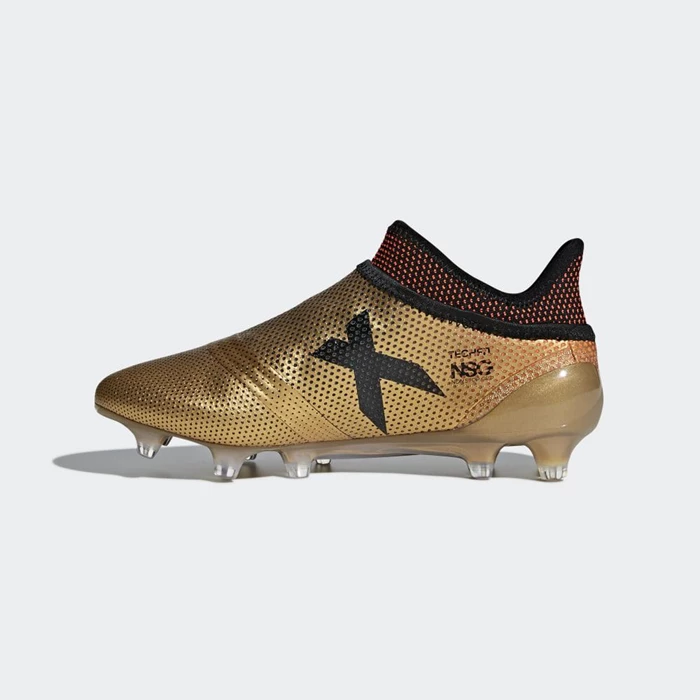 Tacos De Futbol Adidas X 17+ Purespeed Firm Ground Hombre Doradas | 76FPQRXH