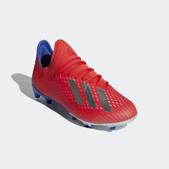 Tacos De Futbol Adidas X 18.1 Firm Ground Niños Rojas | 28VLWUBX