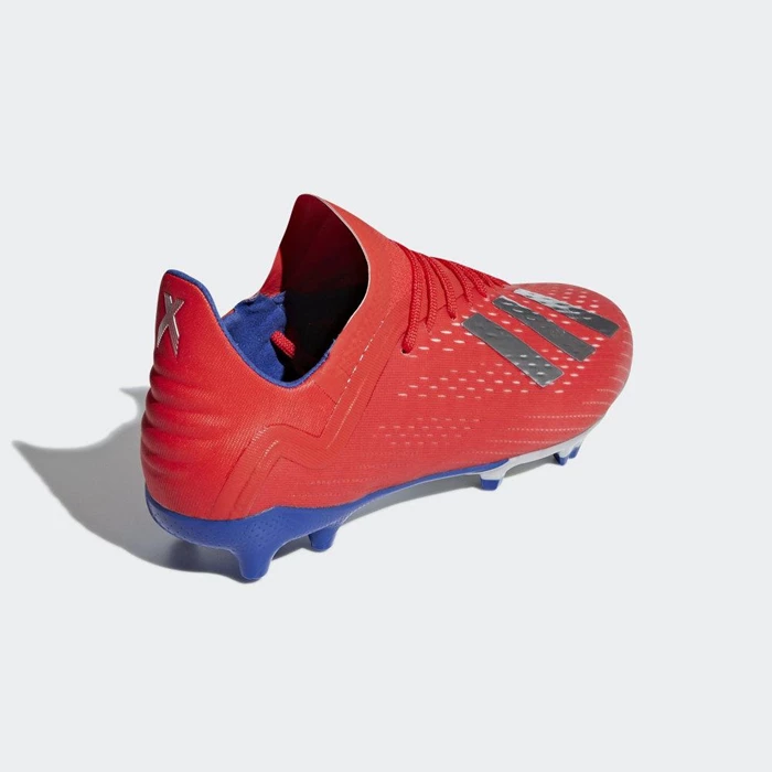 Tacos De Futbol Adidas X 18.1 Firm Ground Hombre Rojas | 65SBITFD