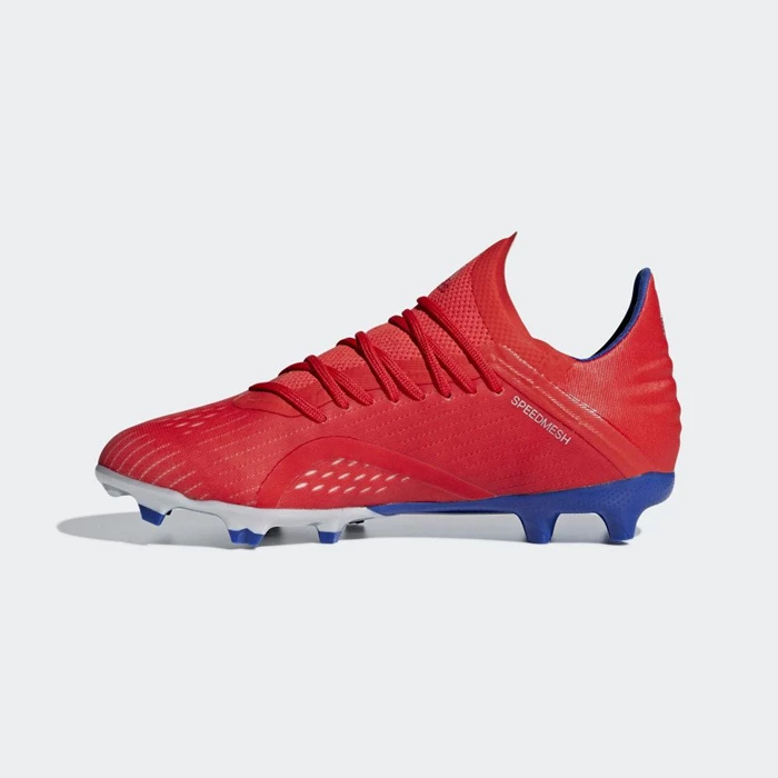 Tacos De Futbol Adidas X 18.1 Firm Ground Hombre Rojas | 65SBITFD