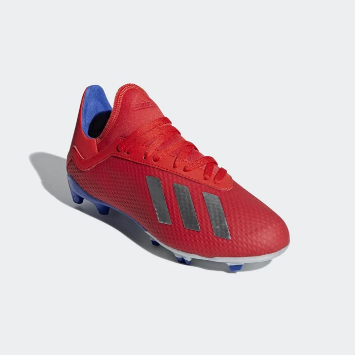 Tacos De Futbol Adidas X 18.3 Firm Ground Hombre Rojas | 12FZNHRU