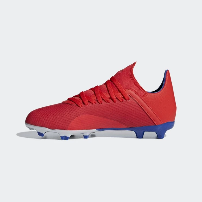 Tacos De Futbol Adidas X 18.3 Firm Ground Hombre Rojas | 12FZNHRU