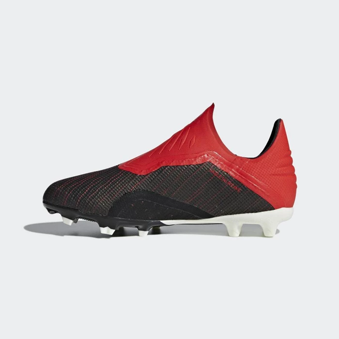 Tacos De Futbol Adidas X 18+ Firm Ground Hombre Negras | 31MRIKFV