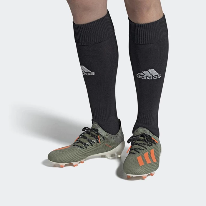 Tacos De Futbol Adidas X 19.1 Firm Ground Hombre Verde | 23AWRHTB