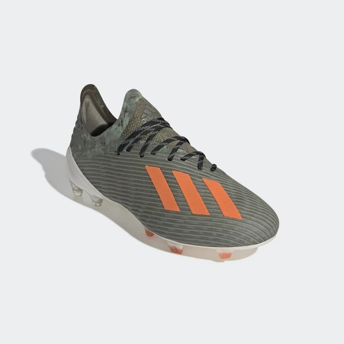 Tacos De Futbol Adidas X 19.1 Firm Ground Hombre Verde | 23AWRHTB