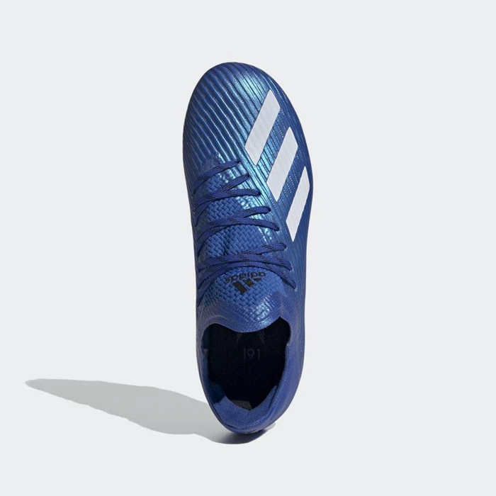 Tacos De Futbol Adidas X 19.1 Firm Ground Hombre Azules | 50FRKMZX