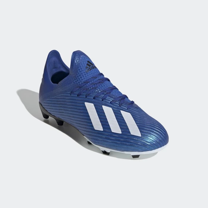 Tacos De Futbol Adidas X 19.1 Firm Ground Hombre Azules | 50FRKMZX