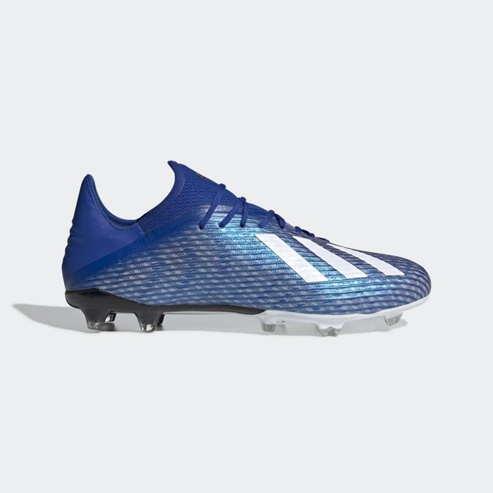 Tacos De Futbol Adidas X 19.2 Firm Ground Hombre Azules | 02UIDKFG