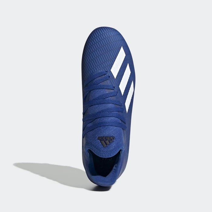 Tacos De Futbol Adidas X 19.2 Firm Ground Hombre Azules | 07NYZGOV