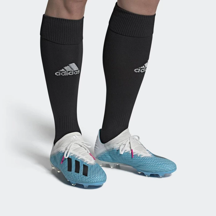 Tacos De Futbol Adidas X 19.2 Firm Ground Hombre Azules | 20WZSONK