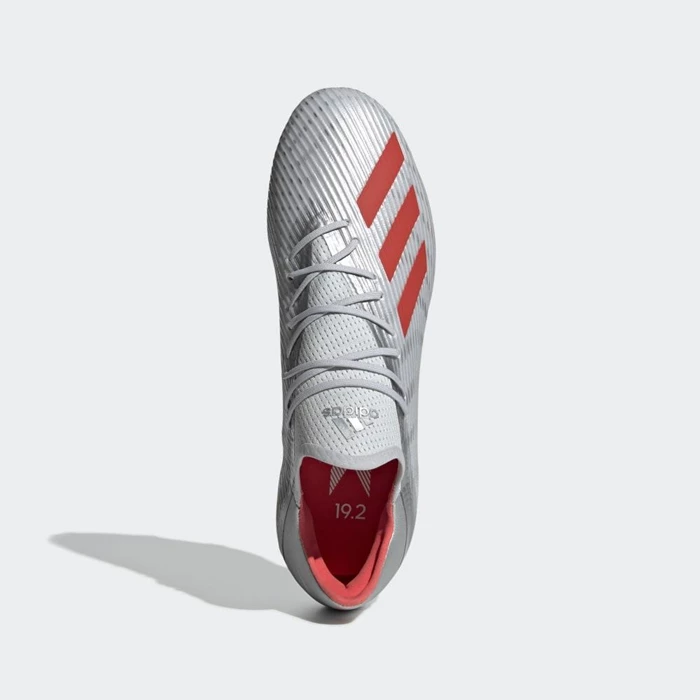 Tacos De Futbol Adidas X 19.2 Firm Ground Hombre Plateadas | 24VMWAEK