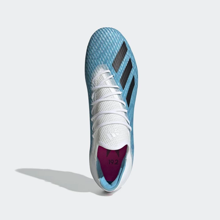 Tacos De Futbol Adidas X 19.2 Firm Ground Mujer Azules | 75HFINUW