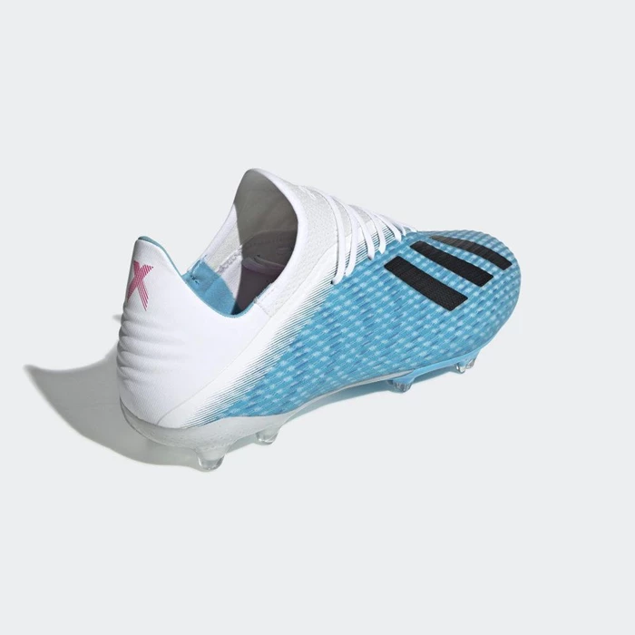 Tacos De Futbol Adidas X 19.2 Firm Ground Mujer Azules | 75HFINUW