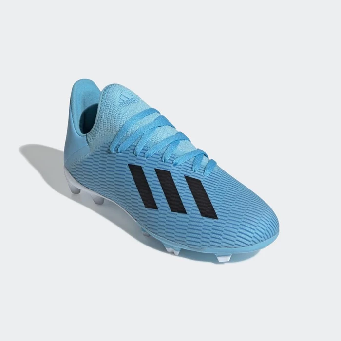 Tacos De Futbol Adidas X 19.2 Firm Ground Hombre Azules | 83TWKGMX