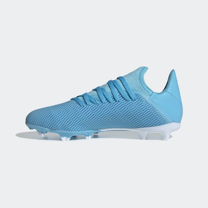 Tacos De Futbol Adidas X 19.2 Firm Ground Hombre Azules | 83TWKGMX