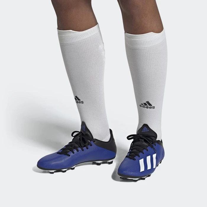 Tacos De Futbol Adidas X 19.4 Flexible Ground Hombre Azules | 61IYELZN