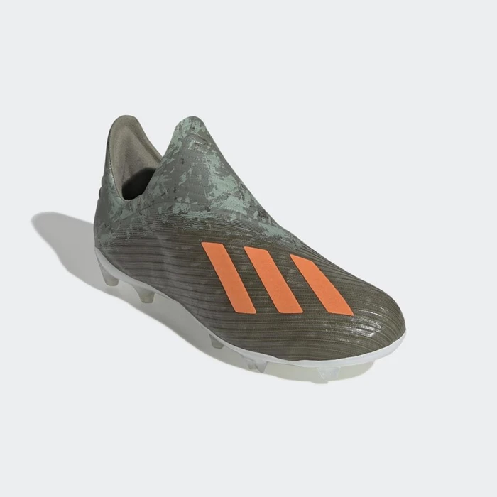 Tacos De Futbol Adidas X 19+ Firm Ground Hombre Verde | 19ZTLECY